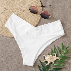 Shein White Bikini Bottom